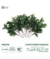 GloboStar® Artificial Garden LAURUS NOBILIS BRANCH 20225 10 x Τεχνητά Διακοσμητικά Κλαδία Δάφνης Π45 x Υ60cm